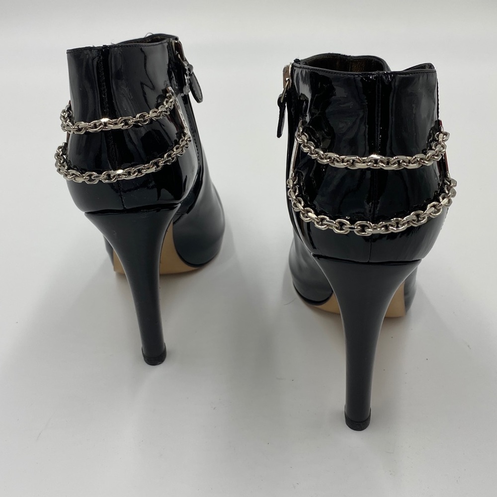 Escada. Black patent leather booties. Size 40 - Picture 4 of 9